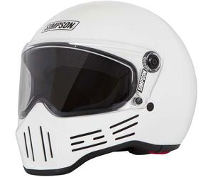 Simpson M30 Solid, casco integral M female Blanco