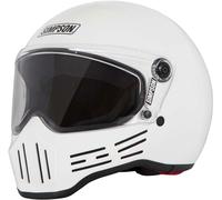 Simpson M30 Solid, casco integral XL female Blanco