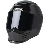Simpson Speed Solid, casco integral XXL male Negro