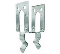 Simpson Strong-Tie PB44 PB Base de poste galvanizada sin separacin para 4x4 (paquete de 10)
