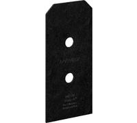 Simpson StrongTie APVB44DSP Outdoor Accents ZMAX Black Post Base Side Plate for 4x 2ct