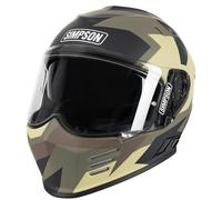 Simpson Venom Comance 06 Casco, marrón/negro/gris, Talla XXL (63)