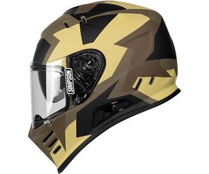 Simpson Venom Comanche, casco integral XL male Mate Oliva/Marrón/Negro