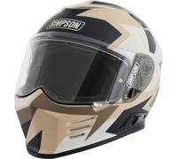 Simpson Venom Panzer 06 Casco, azul-marrón, tamaño 2XL para Hombres