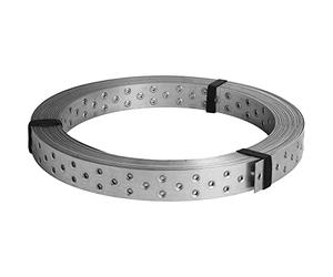 Simpson Windrispenband BAN 40 x 0,9 mm - Cinta de panículas de 50 metros - tensor para estructuras de techo, acero galvanizado