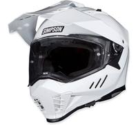 Simpson Xcursion Bandit Solid, casco de aventura S female Blanco