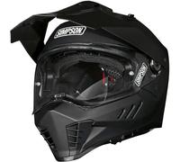Simpson Xcursion Bandit Solid, casco de aventura XL female Negro Mate