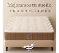 Colchón 140x190 viscoelastica hr alta densidad casual bliss® - firmeza media-alta - altura +/- 30 cm - simpur relax