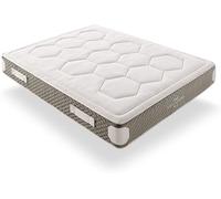 Colchón Simpur Royal Madeira 140x190 - Equilibrio Entre firmeza y suavidad - Muelles Ensacados adaptables y Visco Foam HR - 25 cm Grosor - Absorbe eficazmente Todo Movimiento