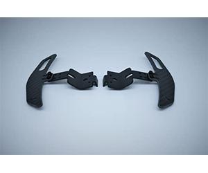 SIMPUSH Paleta de cambio de fibra de carbono modificación (estilo A) para Thrustmaster T300RS T300GT TS-PC