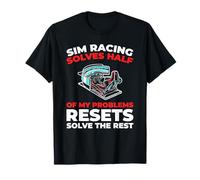 Simracer Piloto - Cockpit Simulador Sim Racing Camiseta