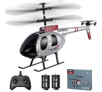 SIMREX Helicóptero, 2.4 GHz Helicóptero teledirigido fácil de Volar para niños Adultos Principiantes, giroscopio de 3 Canales, Juguete de Interior, despegue con un Solo Toque
