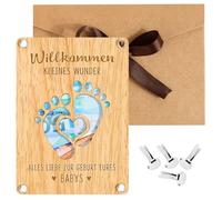 Simsky Regalos de bebé - Regalo de nacimiento para niño y niña - regalo de dinero con embalaje personal, ideal para bautizo y embarazo