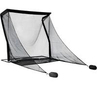 SimSpace Deluxe Home Driving - Red de Golf superfuerte, 2,5 m x 2,5 m x 3,84 m, Color Negro