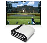 SimSpace Platinum Golf Impact Screen - Pantalla de proyector para simulador de Golf para el hogar, Rendimiento de 4 Capas con Espuma Resistente a los Impactos, reducción de Ruido, claridad Ultra 4K