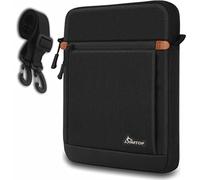 SIMTOP Funda para Tablet 12.9 Pulgadas con Correa De Hombro,iPad Pro 11 2023-2018,Bolsa para Tablet Compatible con iPad Air 5/4 Galaxy Tab A8 10,5 Hombre Bolsa de Hombro Maletín Impermeable, Negro