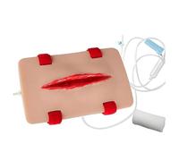 Simula el Kit de heridas Empacamiento de heridas y Modelo de Entrenamiento de torniquete Ejercicios de sutura de Trauma de Primeros Auxilios Material de Silicona para el Entrenamiento de Clases