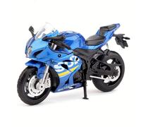 Simulación 1:18 Aleación Suzuki GSX- Motocicleta Coche de Juguete Adorno de Coche Juguete para Niño Regalo de