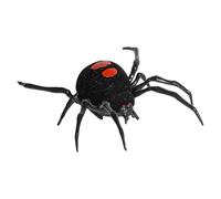 Simulación Black Spider, Realistic Fake Prank Toy, Indoor Gag Gift Adults, 12 x 10 cm, 4,72 x 3,94 pulgadas, Fun Broma Surprise Boyfriend and Girlfriend, Pet Entertainment for Gats