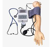 Simulación de brazo del modelo de entrenamiento avanzado de medición de presión arterial del brazo y enseñanza de habilidades de enfermería del modelo de brazo de presión arterial sonora korotkoffgap