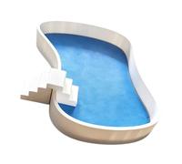 Simulación de Escena Junto a la Piscina, Modelo de Piscina, Large