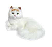 Simulación de felpa de gato - 12,5 cm Peluche suave pellizco de animales | Linda muñeca de peluche de peluche de juguete de gato regalo para niños y niñas, cumpleaños en casa, dormitorio, sala de