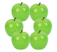 Simulación de frutas decorativas, 6 piezas de simulación de frutas artificiales for decoración del hogar, modelos de vegetales falsos emulados