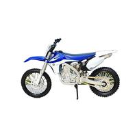 Simulación De Modelo De Motocicleta De Carreras De Aleación Yamaha YZ450F 1:12, Motocicleta De Calle Todoterreno De Fundición A Presión