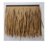 Simulación De PE Rollo De Paja De Palma 0.5m X 0.5m Resina De Paja De Plástico Durable Pabellón De Paja De Fuego Al Aire Libre, 2pcs(Yellow a,8pcs)
