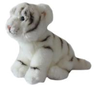 Simulación de pequeño Tigre de Peluche, Tigre Siberiano, Tigre, muñeco de Peluche de Tigre de Nieve, Regalo de educación temprana Suave y Lindo, Adorno for el hogar