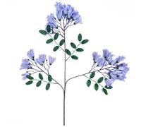 Simulación de rama de árbol de Jacaranda, 50x64cm, flor de hortensia Artificial púrpura, decoración Floral falsa de larga duración, 1 ud.(Light purple)