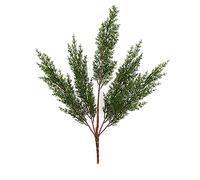 Simulación de Ramas Artificiales, Hojas Verdes, Decoración del Hogar para Interiores y Exteriores, Jardín, Oficina, Plantas de Plástico Realistas de 5 Ramas para Bodas, 1 Rama Artificial de