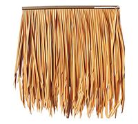 Simulación De Teja De Paja De Plástico PE Gazebo De Paja Artificial Simulación De Paja Falsa Techo De Paja De Pelo De Plástico Bodega Decoración De La Granja De Paja(Yellow b,8pcs)