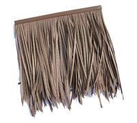 Simulación De Teja De Palma Rollo De Plástico De Paja Para Techos Decorativo A Prueba De Fuego Y Anti-envejecimiento Fake Thatch Decoración(Yellow e,6pcs)