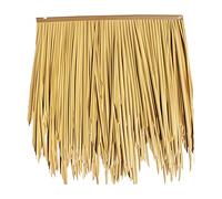 Simulación De Teja De Palma Rollo De Plástico De Paja Para Techos Decorativo A Prueba De Fuego Y Anti-envejecimiento Fake Thatch Decoración(Yellow a,30pcs)