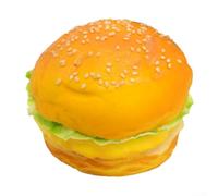 Simulación del bollo de la hamburguesa de la PU para las decoraciones del restaurante y la herramienta educativa del uso teatral