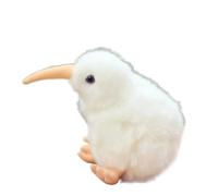 Simulación Kiwi Muñeco de Peluche Kiwi Bird Zealand Kiwi Kiwi Wingless Kiwi Peluche de Juguete Suave y Lindo Regalo de educación temprana Decoración del hogar(White,15cm)