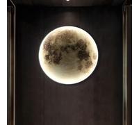 GUANSHAN Simulación Luna Iluminación de pared Lámpara de pared LED Lámpara de noche Lámpara mural Decoración Fondo Lámpara de pared Pasillo Entrada Lámpara de pared para dormitorio, sala de estar