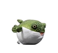 Simulación Pufferfish Doll Green Pufferfish Doll Pufferfish Animal Marino Juguete de Peluche Suave