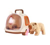 Simulación Robot Pet - Juguete animal de peluche interactivo eléctrico para | Fingiendo jugar a un cachorro con sonido de ladrido, cola revolviendo, función de caminar para garles