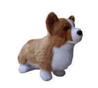 Simulación Super Lindo Perro de Peluche de Juguete Corgi muñeco de Peluche Suave y Lindo Regalo de muñeca de Patas Cortas