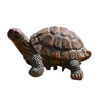 Simulación Tortoise Toy Props Grass Tortuga Marina Tortuga Marina para Aquarium Tank Garden Fish Estanque Decoración de paisajes de Resina Craft Crafts, S