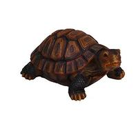 Simulación Tortoise Toy Props Grass Tortuga Marina Tortuga Marina para Aquarium Tank Garden Fish Estanque Decoración de paisajes de Resina Craft Crafts, S