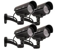 Simulada Cámara de vigilancia IR9000 B LED IR Pack 4 negro exterior
