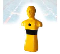 Simulador de ahogamiento,38.6 Pulgadas HDPE Resistente-Maniquí de entrenamiento para salvamento acuático,Lastrable 50kg-Herramienta didáctica para socorristas,Sin montaje(Yellow)