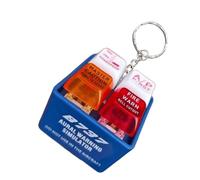 Simulador de aviación, Llavero Alerta Pilotos tripulantes, botón de Seguridad Alerta Luminosa, simulador de Sonido de Advertencia con luz LED, el estrés, 1,57 x 1,57 x 1,57 Pulgadas