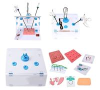 Simulador de caja de entrenamiento laparoscópico, 10 módulos de entrenamiento para ayudas de enseñanza médica, caja de entrenamiento de cirujanos, caja de entrenamiento de laparoscopia, almohadilla de