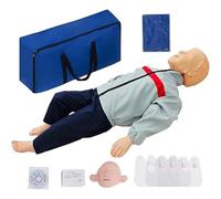 Simulador de entrenamiento de RCP para adultos de cuerpo completo para enseñanza médica, kit de práctica de estudiantes de enfermería
