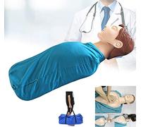 Simulador de reanimación cardiopulmonar Maniquí Medio Cuerpo Enseñanza Anatomía Modelo Primeros Auxilios Falso Respiraci