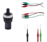 Simulador de señal de sensor automotriz con resistencia ajustable para diagnósticos de circuito de coche con diseño portátil y fácil configuración (para vehículos)